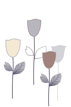 窗帘印花花型图片