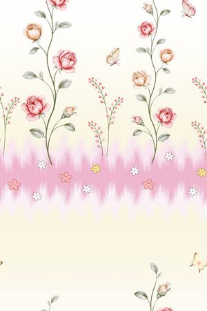 窗帘印花花型图片