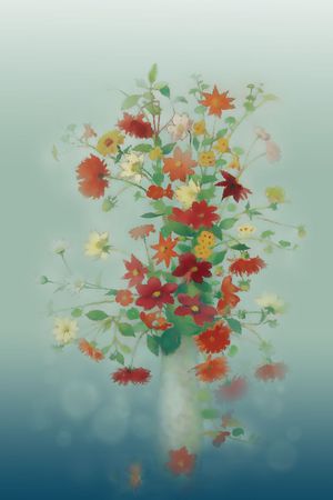花卉印花花型图片