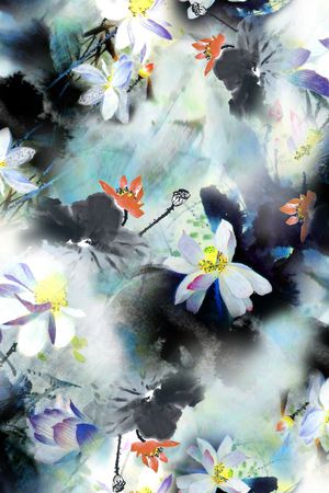 民族风印花花型图片