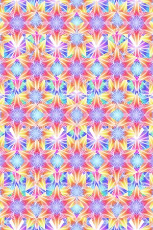 抽象印花花型图片