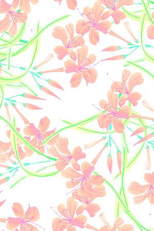 花朵印花花型图片