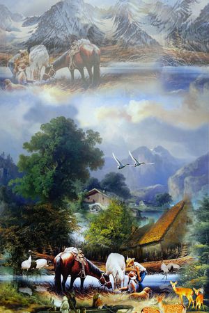 流行时尚印花花型图片
