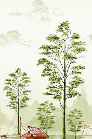 窗帘印花花型图片