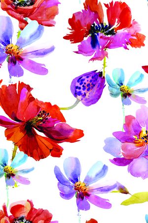 花卉印花花型图片