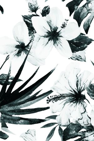 花朵印花花型图片