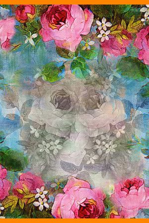 花朵印花花型图片