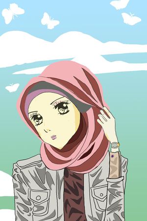 中东女性定位女装印花花型图片