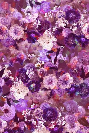 花卉印花花型图片