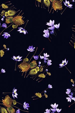 花卉印花花型图片
