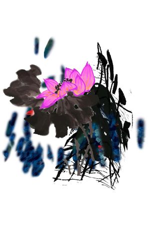 复古印花花型图片
