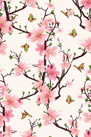 国画印花花型图片