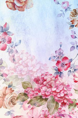 花朵印花花型图片