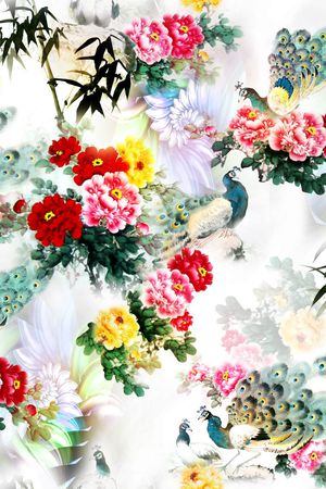 民族风印花花型图片