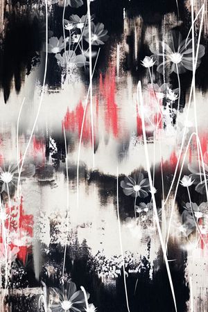 水墨印花花型图片