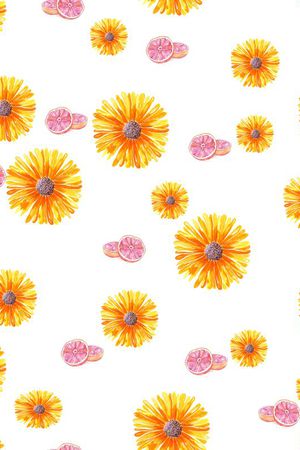 小碎花印花花型图片