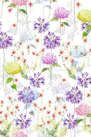 花朵印花花型图片