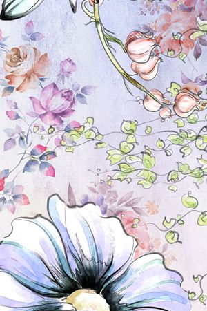 花朵印花花型图片