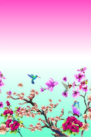 flowers印花花型图片