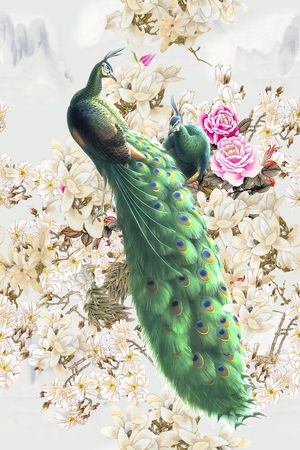 花朵印花花型图片