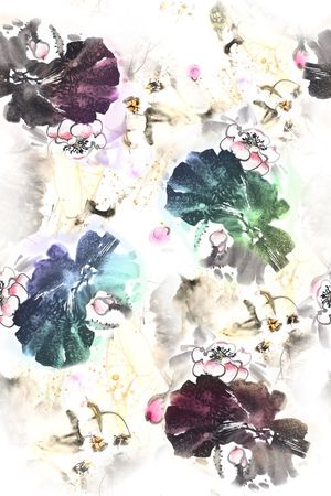 面料花印花花型图片