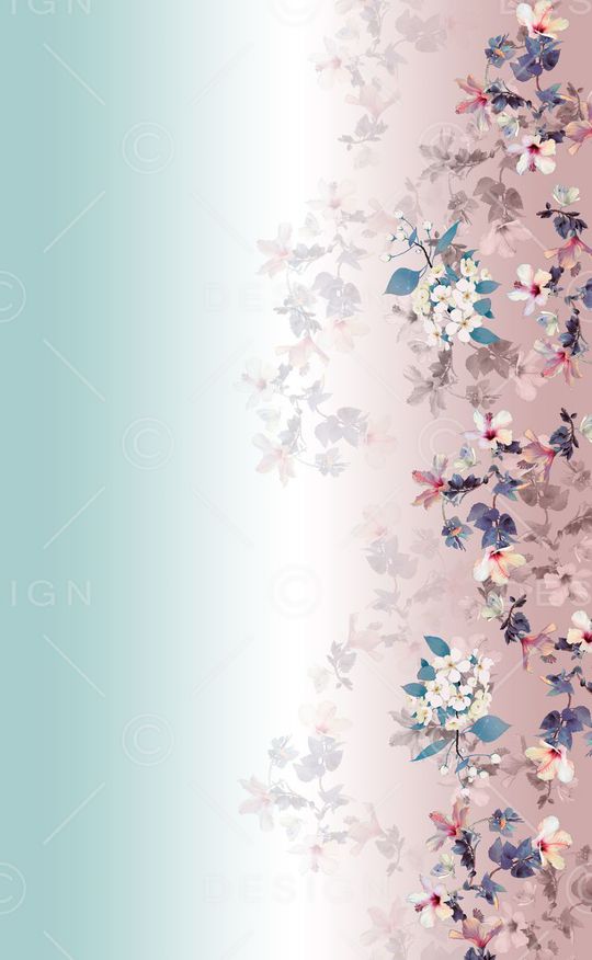 兰花印花花型图片