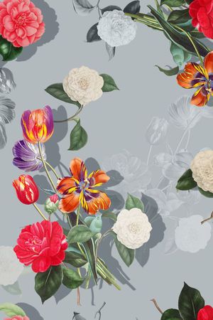 花朵印花花型图片