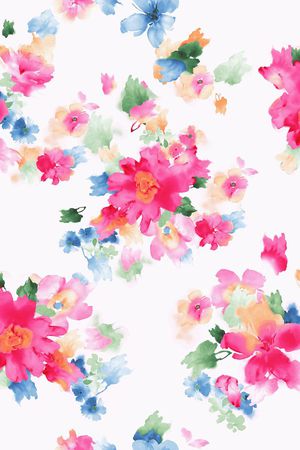 花卉印花花型图片