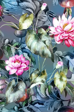 花卉印花花型图片