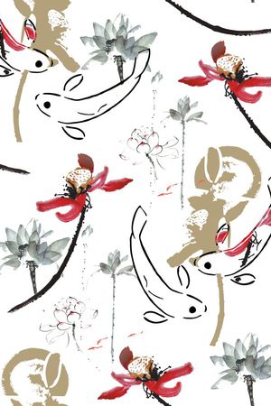 服装印花花型图片