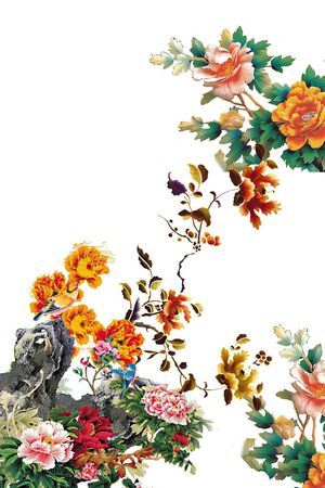 花卉印花花型图片
