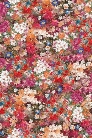 小碎花印花花型图片