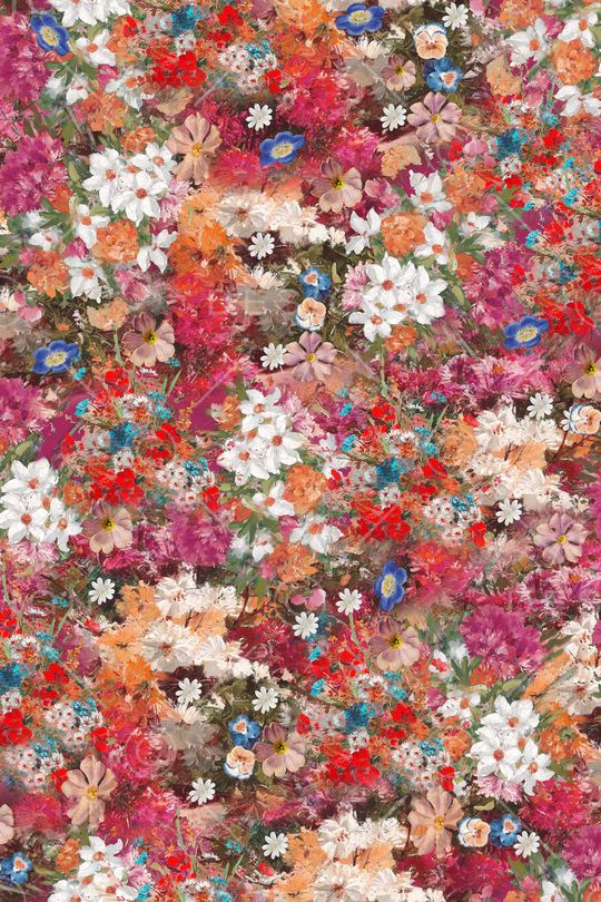 小碎花印花花型图片