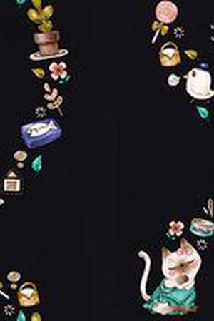猫印花花型图片