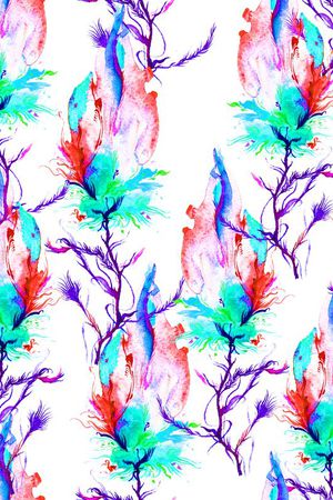 浪漫花卉印花花型图片