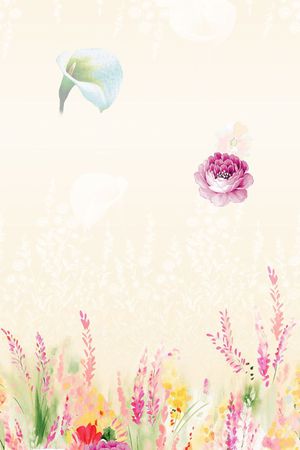 薰衣草印花花型图片