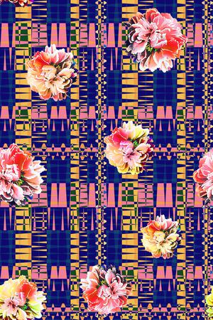 花朵印花花型图片