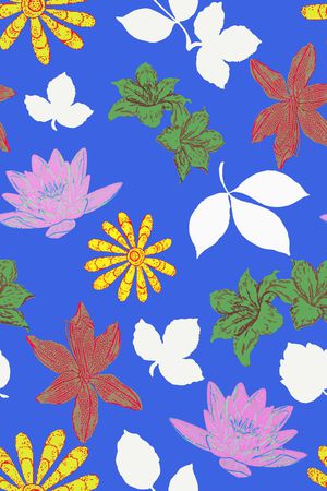 花卉印花花型图片