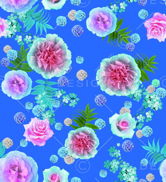 花卉印花花型图片