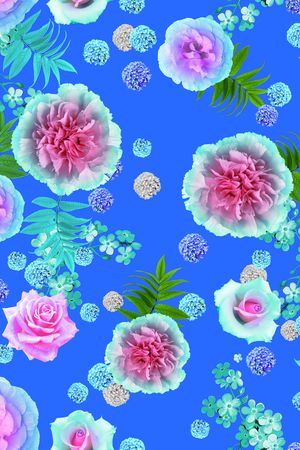 花卉印花花型图片