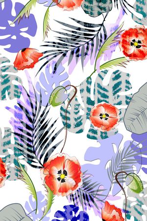 矢量印花花型图片