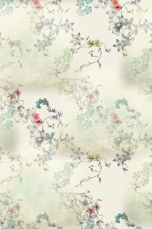 花朵印花花型图片