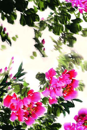 国画印花花型图片