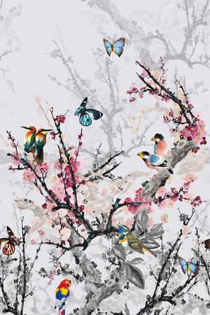 花卉印花花型图片