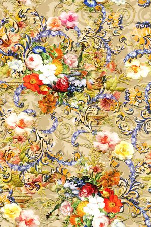 flowercolor印花花型图片