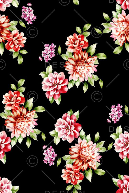 经典印花花型图片