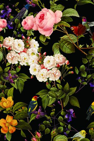 花瓣印花花型图片