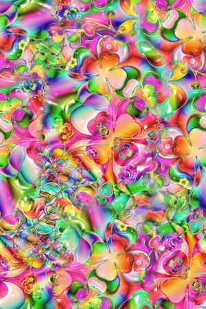 花卉印花花型图片
