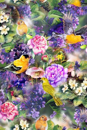 花朵印花花型图片
