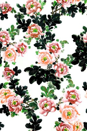 花卉印花花型图片